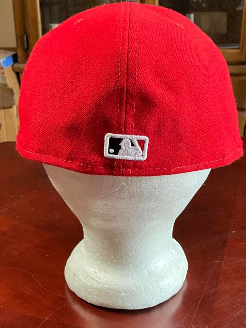Cincinnati Reds New Era 59FIFTY Red Black Fitted MLB Coolbase Cap (7 3/4) - Picture 8 of 8